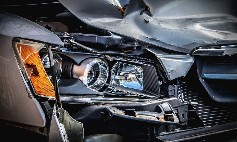 Strefa zgniotu w samochodzie